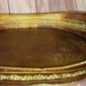 Vintage Gold Decorative Tray